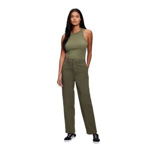 0027 GAP Olive Green Khaki Slim Fit Pants Size 29